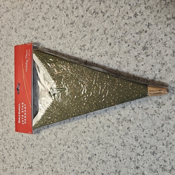 World Market Christmas Jute Star - Picture 1 of 4
